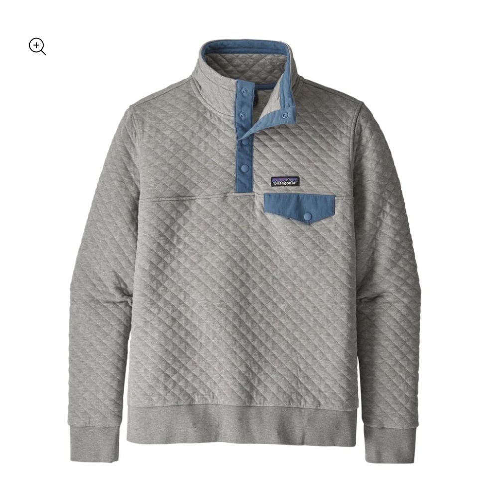 Patagonia Gray Quilted Pullover